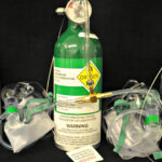 PrO2-4-2, Emergency Oxygen System for Two Users. 4 Cubic Foot bottle