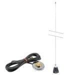K220A Com Whip Antenna | Magnetic Mount, 118-136 MHz