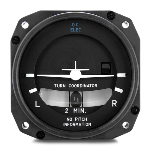 Turn Coordinator | 11-32V, 3-Pin, Non-Lighted, Brushless