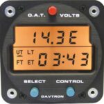 803 28v m803 digital clock chronometer o a t voltage gauge 28v orange lighting1005159709